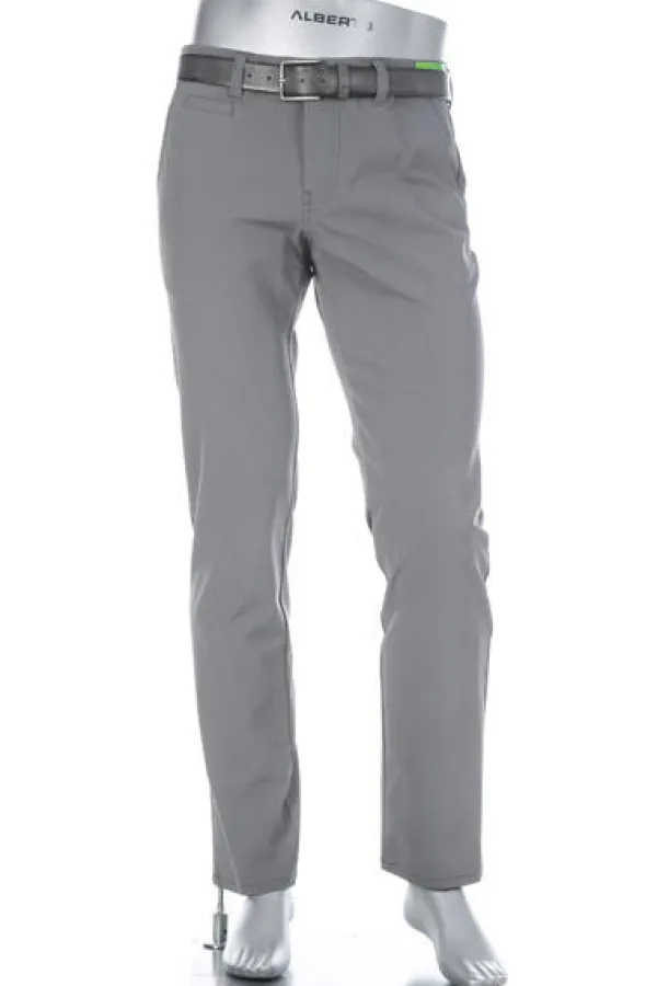 ALBERTO Golfhose Rookie, Regular Fit, 3xDry® Cooler, zementgrau^ Chino|Hosen