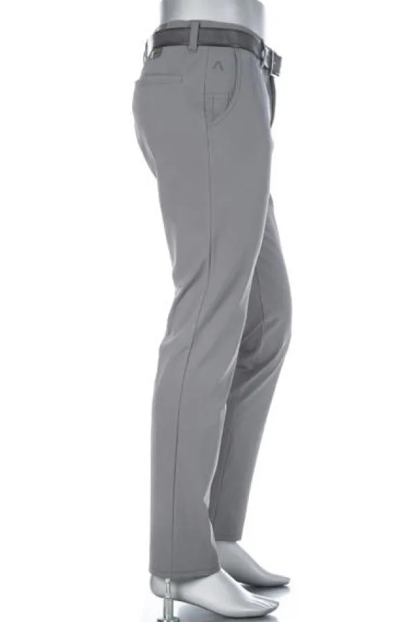 ALBERTO Golfhose Rookie, Regular Fit, 3xDry® Cooler, zementgrau^ Chino|Hosen