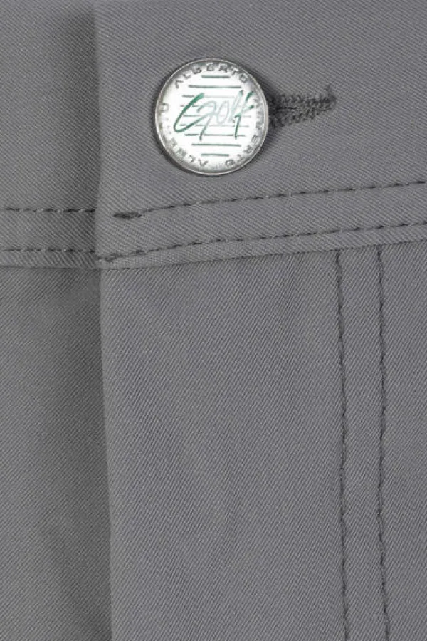 ALBERTO Golfhose Rookie, Regular Fit, 3xDry® Cooler, zementgrau^ Chino|Hosen