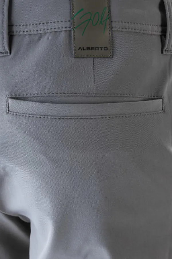 ALBERTO Golfhose Rookie, Regular Fit, 3xDry® Cooler, zementgrau^ Chino|Hosen