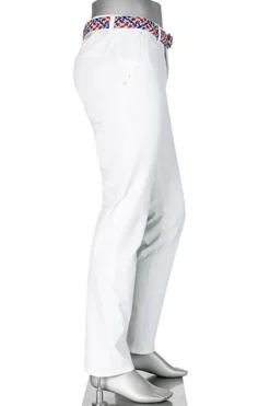 ALBERTO Golfhose Rookie, Regular Fit, 3xDry® Cooler, weiß^ Chino|Alles Weiss