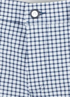 ALBERTO Golfhose Rookie, Regular Fit, Revolutional®, blau-weiß kariert^ Hosen|Hosen