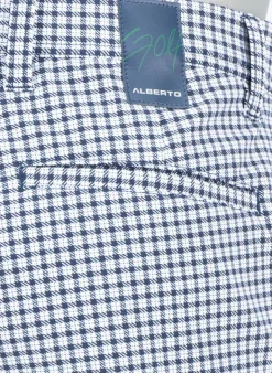 ALBERTO Golfhose Rookie, Regular Fit, Revolutional®, blau-weiß kariert^ Hosen|Hosen