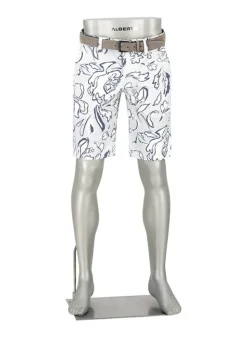 ALBERTO Golfshorts Earnie, Regular Fit, Mikrofaser, hellblau gemustert^ Hosen|Hosen