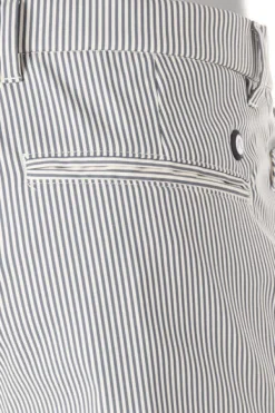 ALBERTO Golfshorts Ian-K, Slim Fit, Mikrofaser wasserabweisend, grau-beige gestreift^ Hosen|Hosen