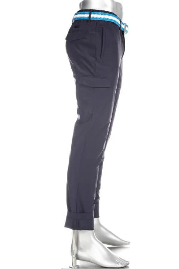 ALBERTO Hose Bike-Clay, Slim Fit, Revolutional®, navy^ Bike