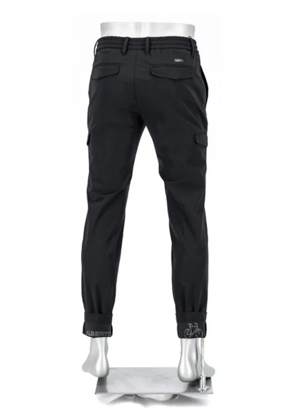 ALBERTO Hose Bike-Clay, Slim Fit, Revolutional®, schwarz^ Bike