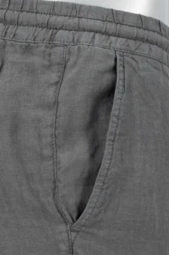 ALBERTO Hose House, Reines Leinen, dunkelgrau^ Smart Cotton|Hosen