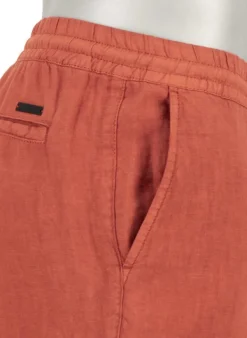 ALBERTO Hose House, Reines Leinen, rost^ Smart Cotton|Hosen