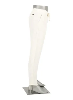 ALBERTO Hose House, Reines Leinen, ecru^ Alles Weiss|Smart Cotton