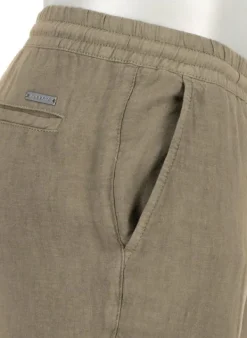 ALBERTO Hose House, Reines Leinen, militärgrün^ Smart Cotton|Hosen