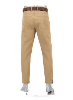 ALBERTO Hose Jive-C, Comfort Fit, Twill, dunkelbeige^ Hosen