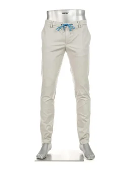 ALBERTO Hose Jump, Slim Fit, Baumwolle, silbergrau^ Smart Cotton|Hosen