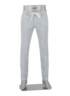 ALBERTO Hose Jump, Slim Fit, Baumwolle, grau gestreift^ Hosen|Chino