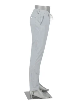 ALBERTO Hose Jump, Slim Fit, Baumwolle, grau gestreift^ Hosen|Chino