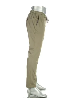 ALBERTO Hose Jump, Slim Fit, Baumwolle, militarygrün^ Smart Cotton|Hosen