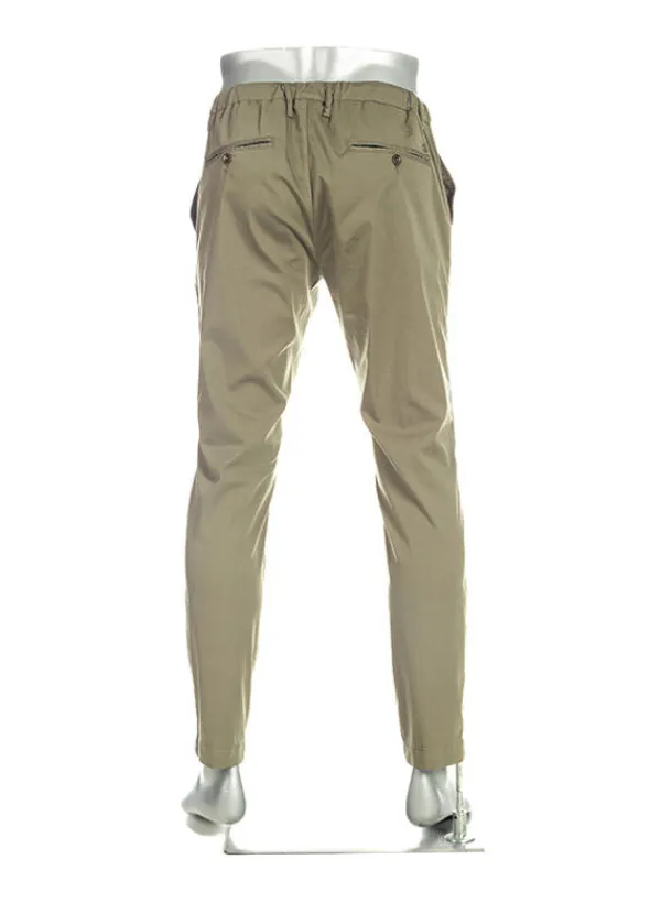 ALBERTO Hose Jump, Slim Fit, Baumwolle, militarygrün^ Smart Cotton|Hosen