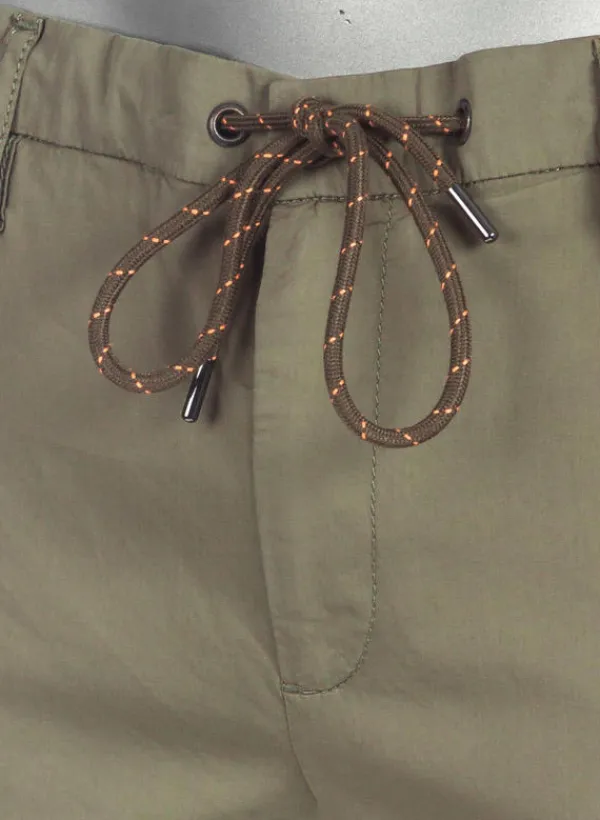 ALBERTO Hose Jump, Slim Fit, Baumwolle, militarygrün^ Smart Cotton|Hosen