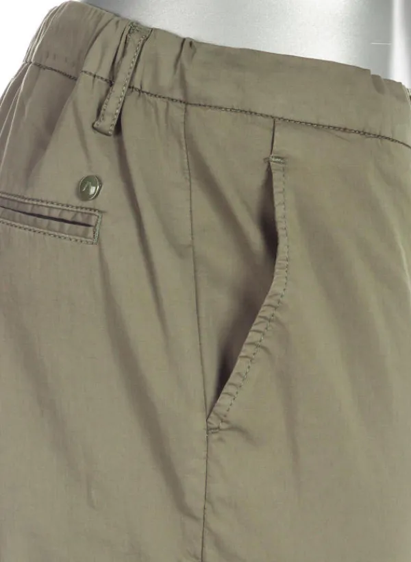 ALBERTO Hose Jump, Slim Fit, Baumwolle, militarygrün^ Smart Cotton|Hosen
