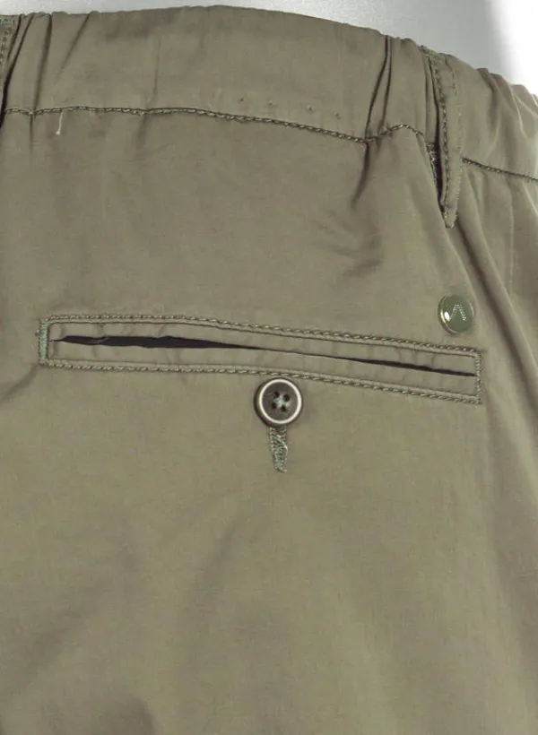 ALBERTO Hose Jump, Slim Fit, Baumwolle, militarygrün^ Smart Cotton|Hosen