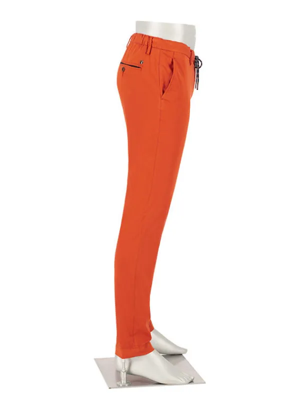 ALBERTO Hose Jump, Slim Fit, Baumwolle, rost^ Hosen