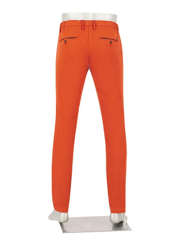 ALBERTO Hose Jump, Slim Fit, Baumwolle, rost^ Hosen