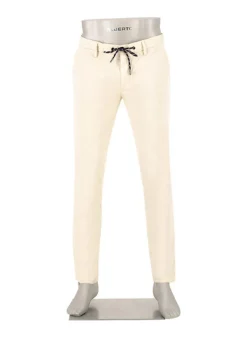 ALBERTO Hose Jump, Slim Fit, Baumwolle, ecru^ Hosen