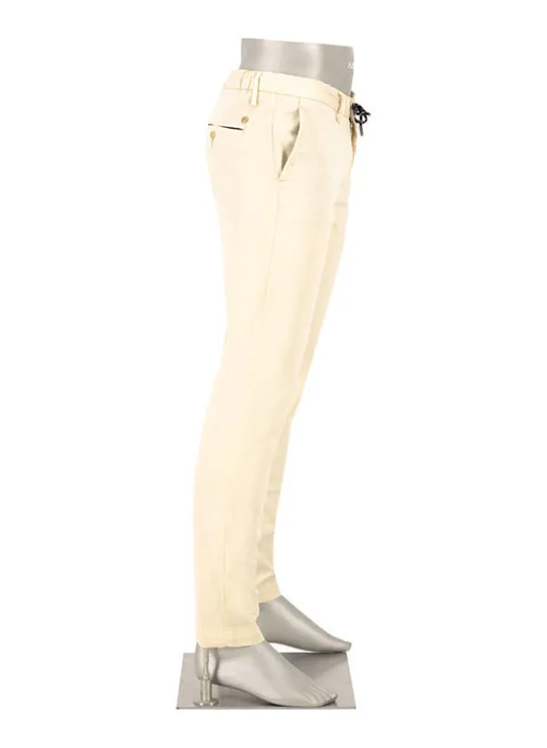 ALBERTO Hose Jump, Slim Fit, Baumwolle, ecru^ Hosen