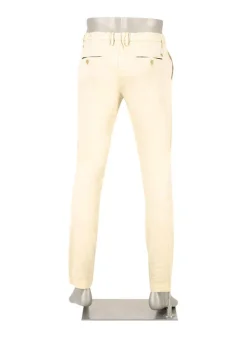 ALBERTO Hose Jump, Slim Fit, Baumwolle, ecru^ Hosen