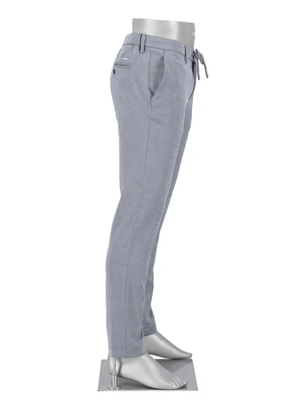ALBERTO Hose Jump, Slim Fit, Ceramica®, blau meliert^ Ceramica|Hosen