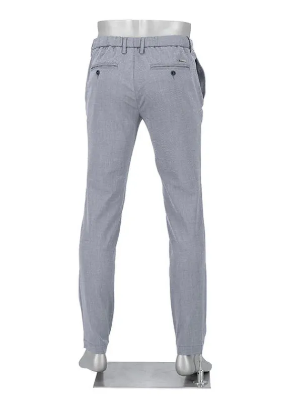 ALBERTO Hose Jump, Slim Fit, Ceramica®, blau meliert^ Ceramica|Hosen