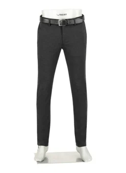 ALBERTO Hose Move, Slim Fit, Jersey, grau meliert^ Chino|Hosen