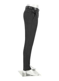 ALBERTO Hose Move, Slim Fit, Jersey, grau meliert^ Chino|Hosen