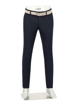 ALBERTO Hose Move, Slim Fit, Jersey, navy^ Chino|Hosen