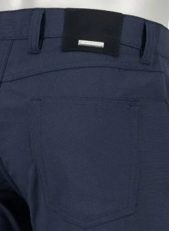 ALBERTO Hose Pipe, Regular Fit Ceramica®, navy meliert^ Hosen