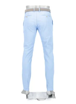 ALBERTO Hose Rob, Slim Fit, Baumwolle, hellblau^ Hosen