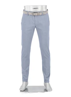 ALBERTO Hose Rob, Slim Fit, Baumwolle, mittelblau^ Hosen
