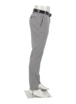 ALBERTO Hose Rob, Slim Fit, Baumwolle, grau meliert^ Hosen