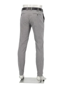 ALBERTO Hose Rob, Slim Fit, Baumwolle, grau meliert^ Hosen
