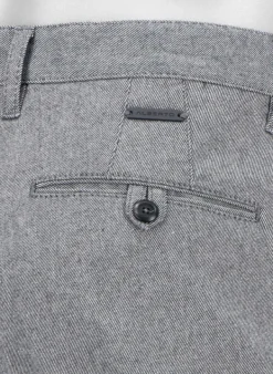 ALBERTO Hose Rob, Slim Fit, Baumwolle, grau meliert^ Hosen