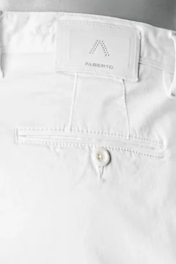 ALBERTO Hose Rob, Slim Fit, Baumwolle T400®, weiß^ Alles Weiss|Jeans