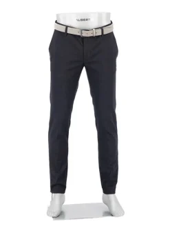 ALBERTO Hose Rob, Slim Fit, Baumwolle, anthrazit meliert^ Hosen
