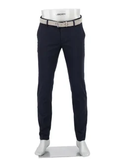 ALBERTO Hose Rob, Slim Fit, Baumwolle, dunkelblau^ Hosen