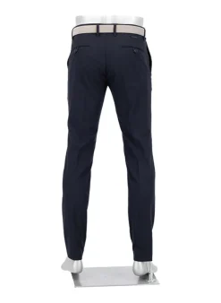 ALBERTO Hose Rob, Slim Fit, Baumwolle, dunkelblau^ Hosen