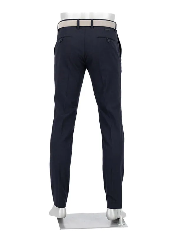 ALBERTO Hose Rob, Slim Fit, Baumwolle, dunkelblau^ Hosen