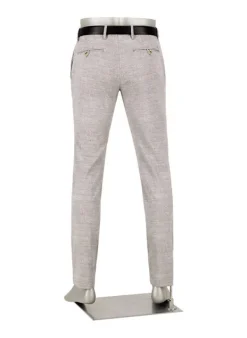 ALBERTO Hose Rob, Slim Fit, Jersey, braun gemustert^ Hosen