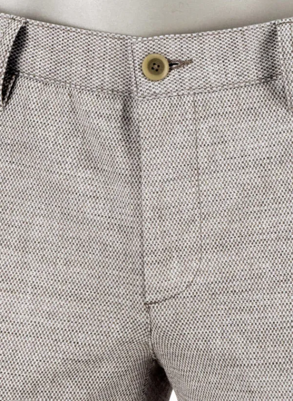 ALBERTO Hose Rob, Slim Fit, Jersey, braun gemustert^ Hosen