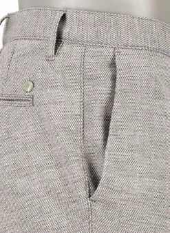 ALBERTO Hose Rob, Slim Fit, Jersey, braun gemustert^ Hosen
