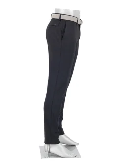 ALBERTO Hose Rob, Slim Fit, Jersey, schwarz^ Hosen