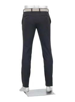 ALBERTO Hose Rob, Slim Fit, Jersey, schwarz^ Hosen